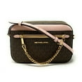 thumbnail image 5 of Michael Kors Jet Set Chain Crossbody - Brown Monogram/Powder Blush, 5 of 8