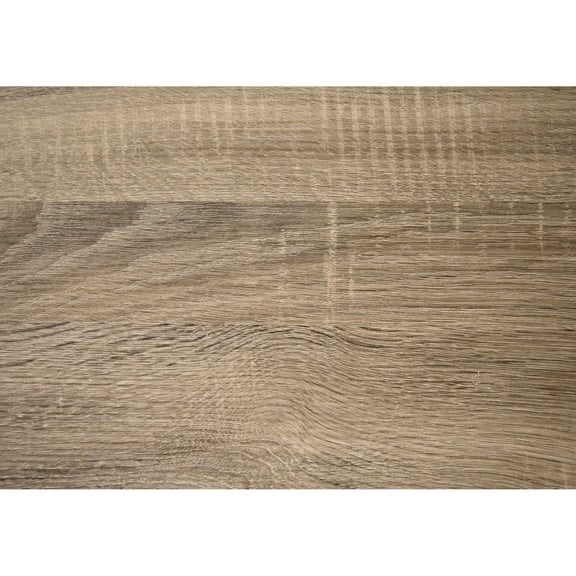 Modern Desk For Educational Purposes, 48"l L Shape, Taupe Laminate, Black Metal, Home Office Workspace,