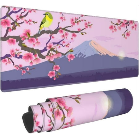 

Flower pattern Extended Gaming Table Mat Protector