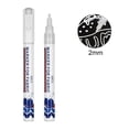 thumbnail image 4 of Giaone White Fabric Paint Pen Water Resistant 2mm For Fabric Canvas Jeans, 4 of 11
