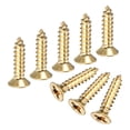 thumbnail image 1 of Uxcell Paquete de 100 Tornillos de Madera, M3 x 12mm Cabeza Plana Phillips de Latón, 1 of 6