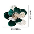 thumbnail image 3 of Large Glitter Christmas Flowers, Artificial Magnolia Flower Ornaments Fold Floral for Christmas Tree Decorations Xmas Tree New Year Party Wedding Centerpiece, 3 of 6