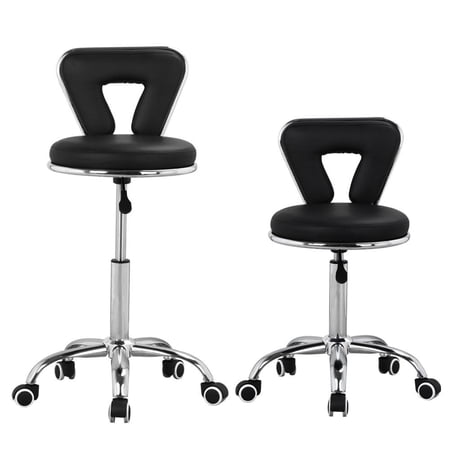 Yaheetech Pedicure Spa Chair Stool Nail, Hair, Facial Technician Black