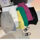 thumbnail image 3 of Nueva gran oferta de pantalones de cinco cuartos holgados bordados para niños de temporada, pantalones informales cómodos para primavera y verano, Fac sonriente para niños, 3 of 5