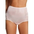 thumbnail image 6 of Women's Shadowline 7082Xpk Plus Size Lace Inset Brief Panty 3 - Pack (Black/Ivory/Peri Frost 9), 6 of 7