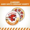 thumbnail image 3 of The Laughing Cow® Creamy White Cheddar Variety Spreadable Cheese Wedges, 5.4 oz Box (8 Count), 3 of 8