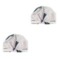 thumbnail image 2 of Yuarrent Gorros de ducha Estampado de flores Banda elástica resistente al agua Dobladillo Gorro rizado universal grueso Accesorios de salón Type8 NO8, 2 of 6