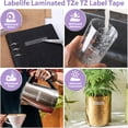 thumbnail image 2 of 4 Pack Markdomain Compatible for Dymo Clear Transparent Label Tape Plastic Letratag Refills 12mmx4m Tape 16952, 2 of 9