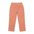 thumbnail image 5 of Capris for Women 2026 Casual Stretch High Waisted Yoga Pants Lightweight Pull On Athletic Trouser with Pockets Watermelon Red M, 5 of 8
