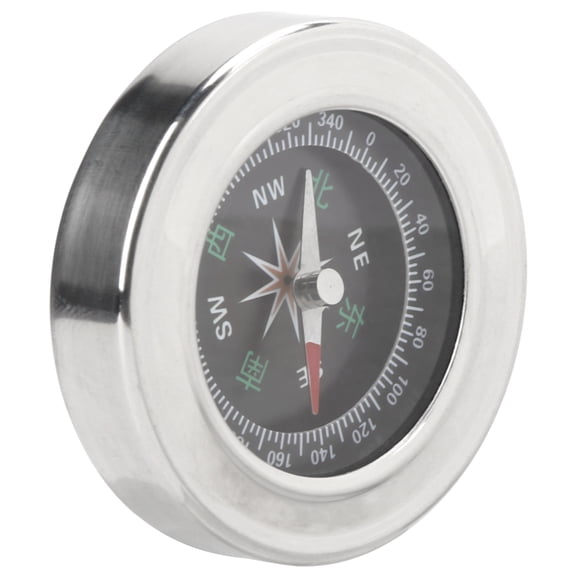 Orienteering, Compass Kid Survival Gifts Compass For Camping Hiking For Best Survival Gifts Silver White