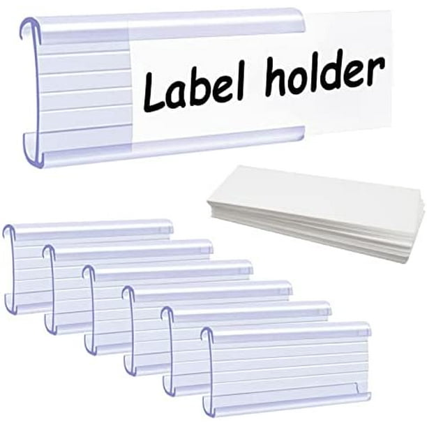 Wire Shelf Label Holders Compatible with Metro 1-1/4in ...