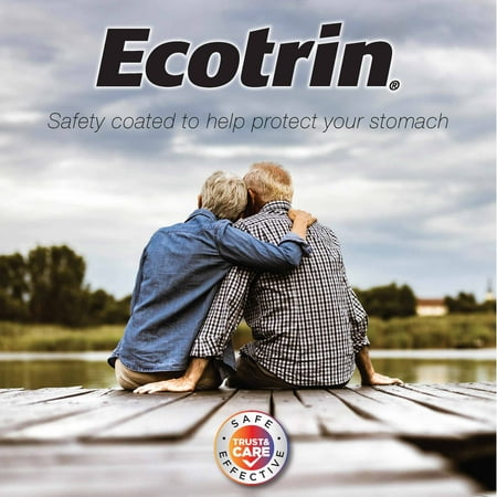 Ecotrin Regular Strength Safety Coated Aspirin, Arthritis Pain, 125 Tablets