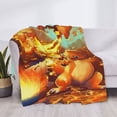 thumbnail image 4 of Manta de Charizard, decoración de habitación, mantas de franela para sofá cama, 101 x 76 cm, 4 of 8