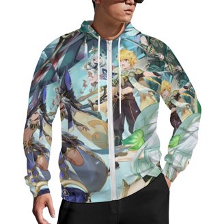 anime power up hoodie designs
