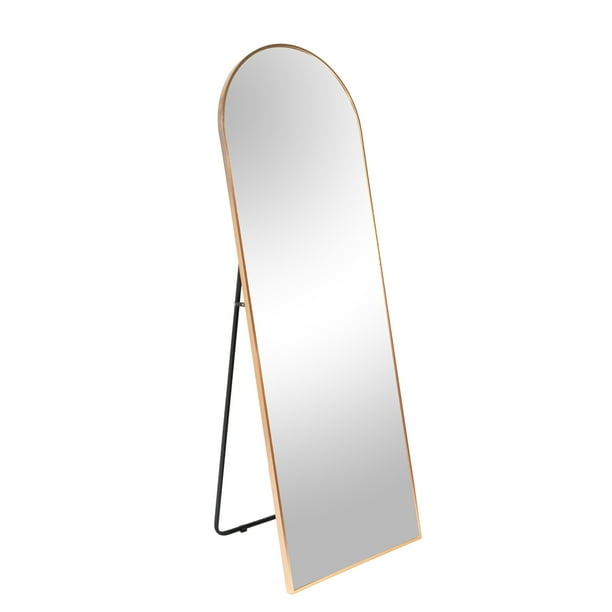 Full Length Wall Mirror 63” x 20” Arched Free Standing Body Mirror