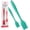 Green, variant on Kitchen Mama WaltzGrip Platinum Silicone Basting Pastry Brush: Set of 2 Heat-Resistant Brushes Utensils for Cooking, Baking, Grilling, Barbecue, and Spreading Oil, Butter, Egg, Dishwasher-Safe (Teal)