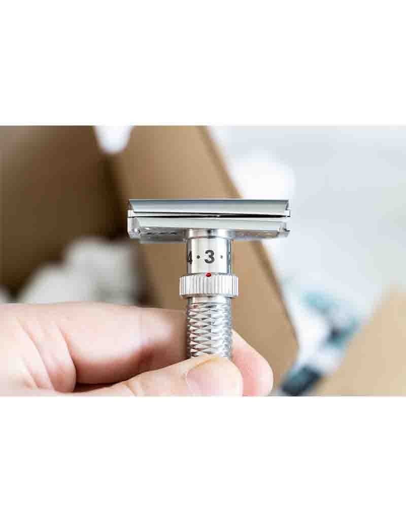 Rex Supply Co. Konsul Slant Adjustable Stainless Steel DE Safety Razor