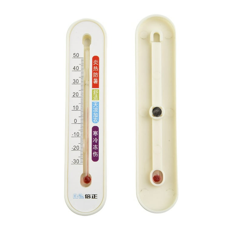 Wall Thermometer Indoor Outdoor Patio Greenhouse Decorative Sun Moon with  Stake