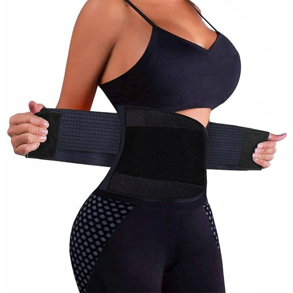 Waist Trainer Belt for Women - Waist Cincher Trimmer - Slimming Body Shaper Belt - Sport Girdle Belt (UP Graded)