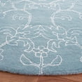thumbnail image 3 of SAFAVIEH Fifth Avenue Deena Floral Area Rug, Blue/Ivory, 7' x 7' Round, 3 of 8