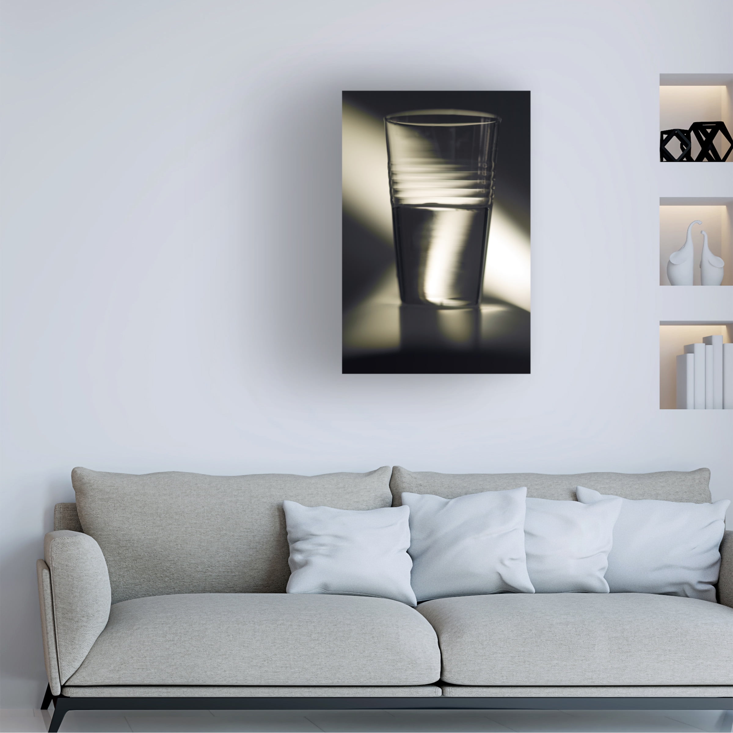Trademark Fine Art 'Optimism Half Full Glass' Canvas Art by Joe Felzman Photography