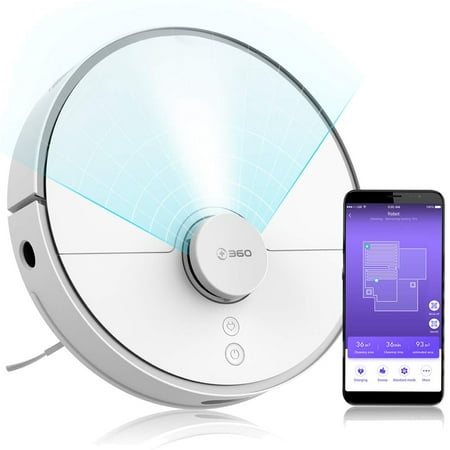 Robot Vacuum Cleaner, 360 2000Pa Vacuum Cleaner with Laser Navigation, Smart Sensor, Auto-Recharge and Resume, Washable Filter, Multi-Map Management, Off Limit App Control, Cleans Pet Hair, (Best Resume Creator App)
