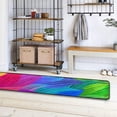 thumbnail image 7 of Kitchen Rugs and Mats Non-Skid Washable Runner Rugs Rainbow Feathers Long 72x24 inch for Floor Cushioned Hallway Entryway Indoor 2x6, 7 of 7