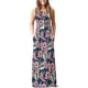 thumbnail image 1 of Vestido largo suelto sin mangas de verano para mujer Vestido largo casual con bolsillos Fokelyi FSHY034-32, 1 of 3