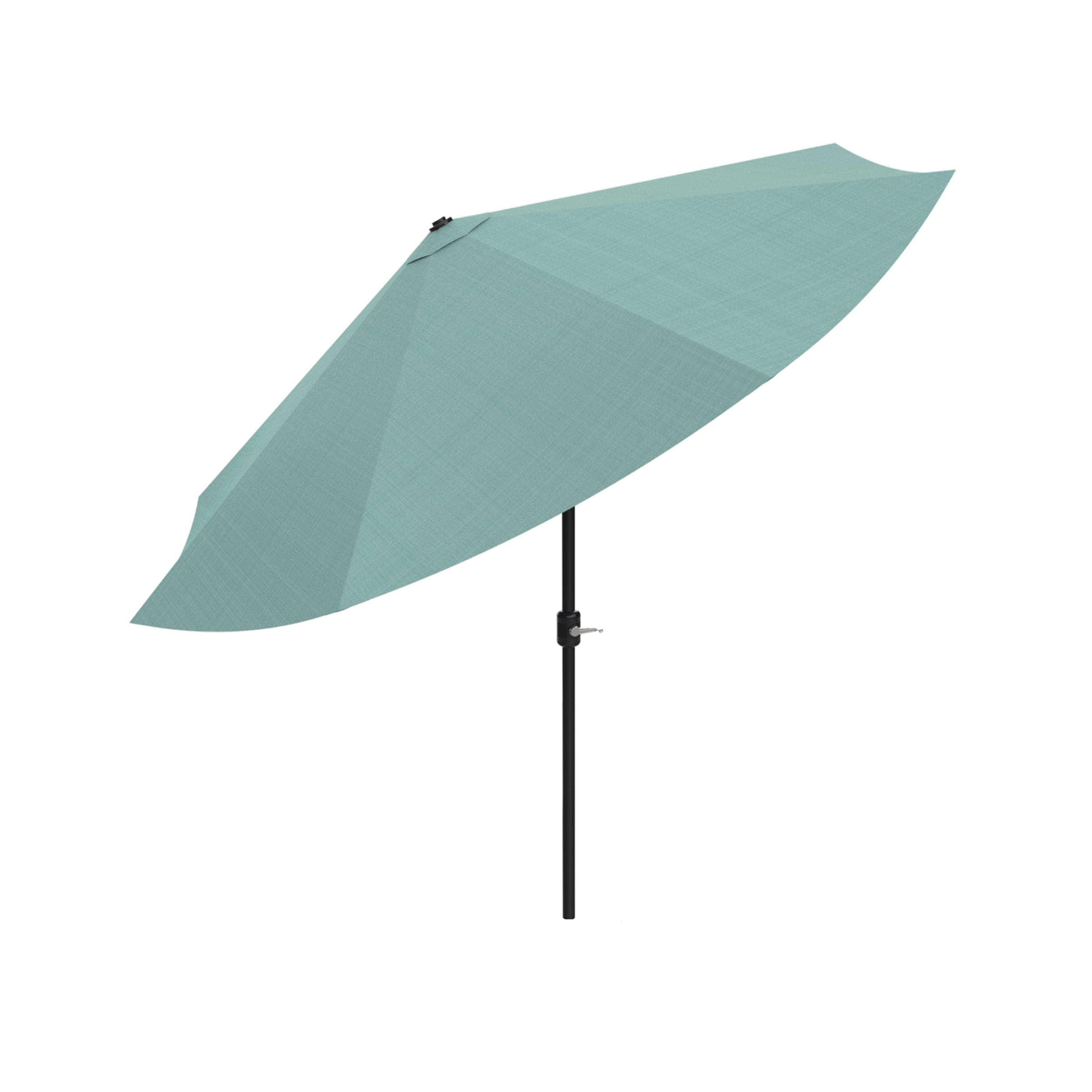 Pure Garden 10FT Patio Umbrella - Auto Tilt and Vented Canopy (Dusty Green)