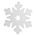 thumbnail image 1 of Vickerman 12" Plastic Glitter Snowflake Christmas Ornament in White, 1 of 1
