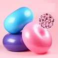 thumbnail image 2 of Shisuyan Exercise Ball Donuts Shaped Non Slip Surface For Indoor Use 1Pack, 2 of 8