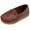 Brown, variant on Toddler Little Kid Boys Girls Soft Slip On Loafers Dress Flat Shoes