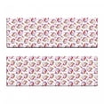 thumbnail image 2 of Unicorn Party Bench Cushion Set of 2, Cartoon Pattern with Colorful Maned Horn Horse and Ice Creams, Standard Size Foam Pad and Decorative Cover, Multicolor, by Ambesonne, 2 of 4