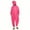 Pink, variant on Rohuuque Unisex Holiday Themed Onesie Dress Up Solid Color One-Piece Pajama with Front Zipper and Pocket Cozy Home Wear Blue