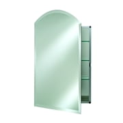 Arch Top Frameless 1" Bevel Medicine Cabinet -Hinge Right