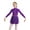 Purple, variant on CHICTRY Kids Girls Shimmery Sequins Skating Dress Long Sleeve Backless Gymnastics Lyrical Dance Dress Dancewear Burgundy 8
