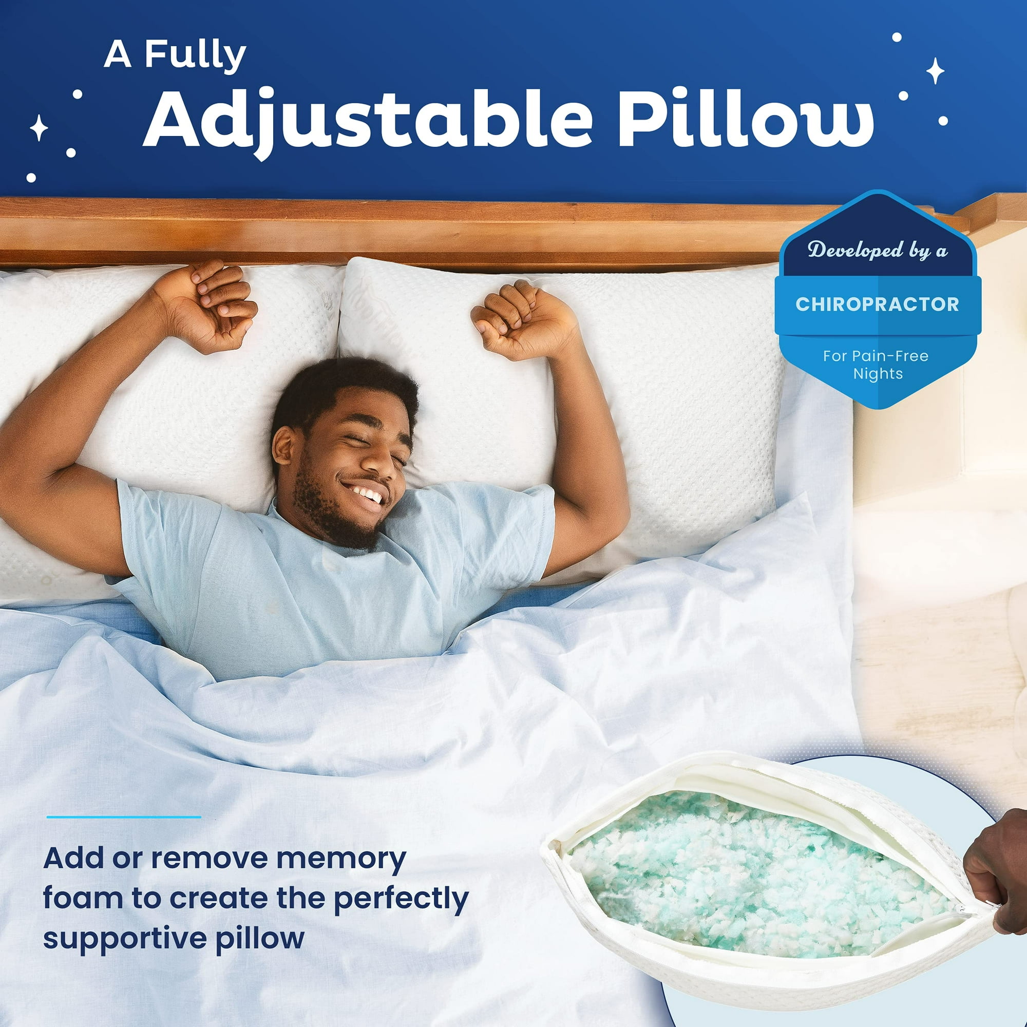 Gel o pedic memory foam pillow hotsell