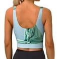 thumbnail image 4 of Picia Dog Wrapped in Towel Sports Bra for Women,Padded Strappy Sports Bras Medium Support Yoga Bra with Removable Cups,Running Yoga Bra-XX-Large, 4 of 9