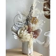 thumbnail image 3 of XmhyTop-A Preserved Real Green Ferns Dried Green Fern Tips Stems Wedding Garlands Home Decorations Bouquets Flower Arrangements Wall Hanging Dried (White), 3 of 3