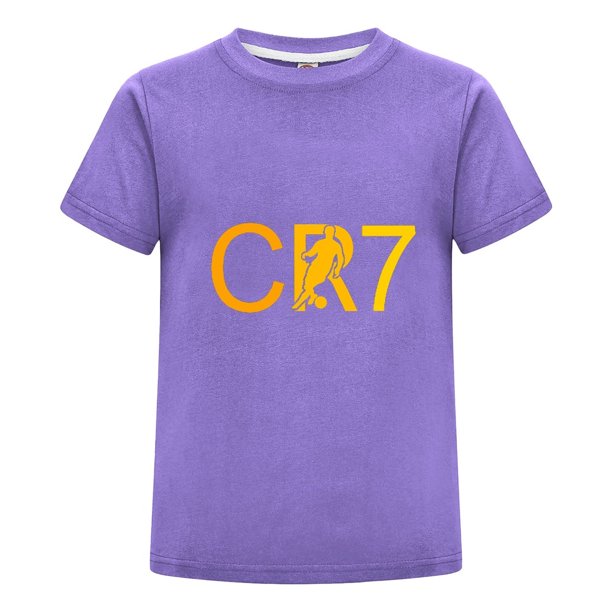 Camiseta Infantil CR7 de Verano | Estilo Futbol con Estampado