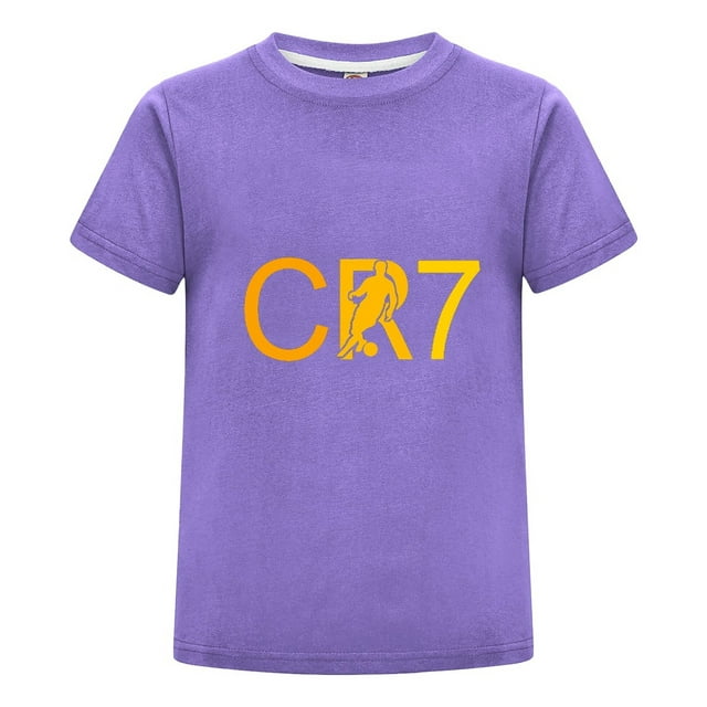 Camiseta Infantil CR7 de Verano | Estilo Futbol con Estampado