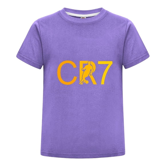 Camiseta Infantil CR7 de Verano | Estilo Futbol con Estampado