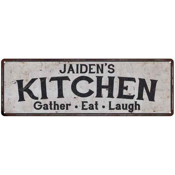 JAIDEN's Kitchen Rustic Chic Decor Gift 6x18 Sign 106180051571