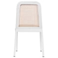 thumbnail image 2 of Meridian Furniture Atticus White Powder Coated Metal Dining Chair, 2 of 15