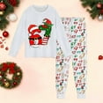 thumbnail image 2 of 67 shirt B'oys Themed Long Sleeve Pajama Cozy Holiday Print Loungewear For K'ids Festive Family Sleepwear Outfit Soft Two Piece Pajamas, 2 of 3