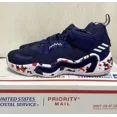 thumbnail image 1 of Adi - das D.O.N. ISSUE 3 GCA (NAVY/BLUE) TEAM USA BASKETBALL SHOES SIZE 10.5 GW2945, 1 of 6