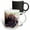 Multicolor, variant on 3drose, Usa, Montana, Moiese. Bison Portrait at National Bison Range., 11oz Magic Transforming Mug