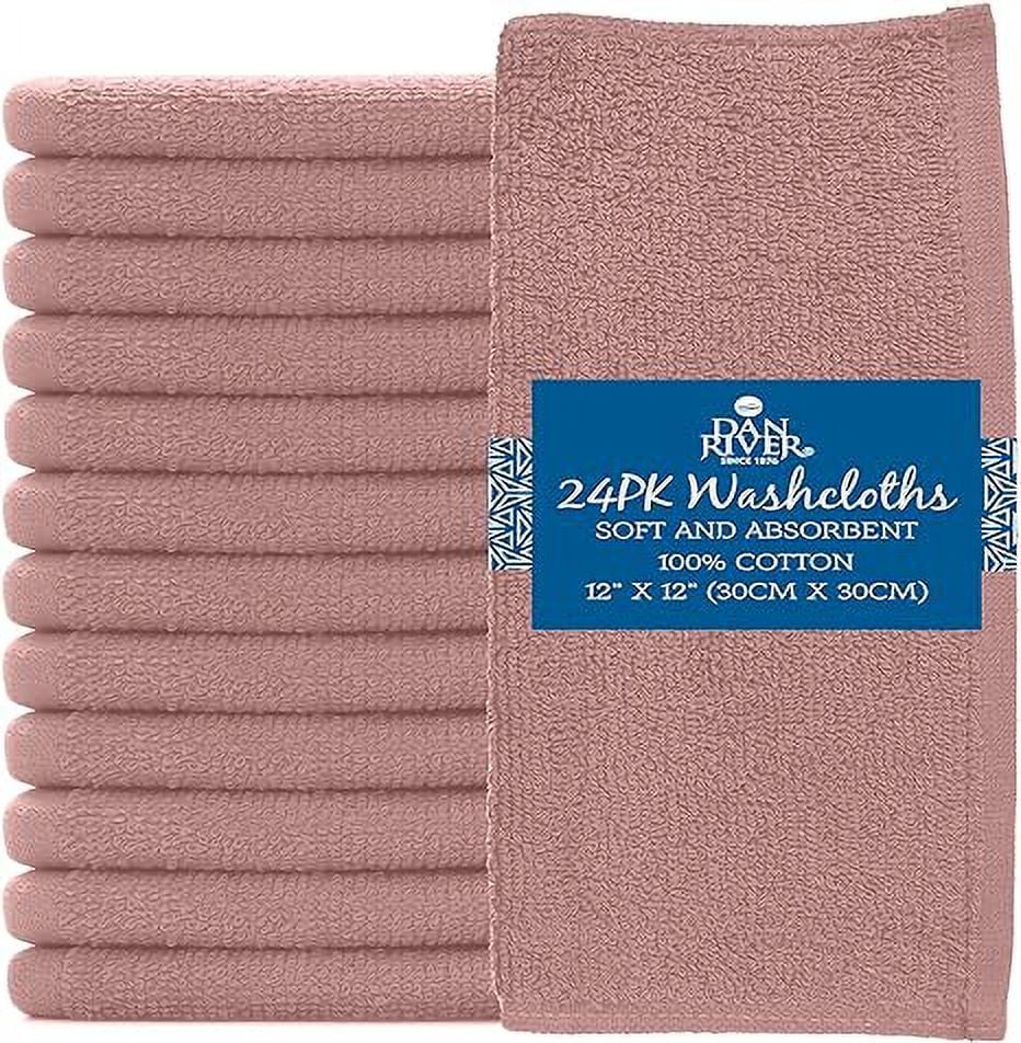 Absorbent 100% Cotton Washcloths (48- or 96-Pack) - DailySteals