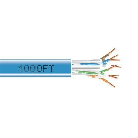 UPC: 0822088005759 | Black Box Network Services C6ABC51-BL-1000 Gigature 3 Cat6 Shielded Patch Cord  Blue – 1000 ft.