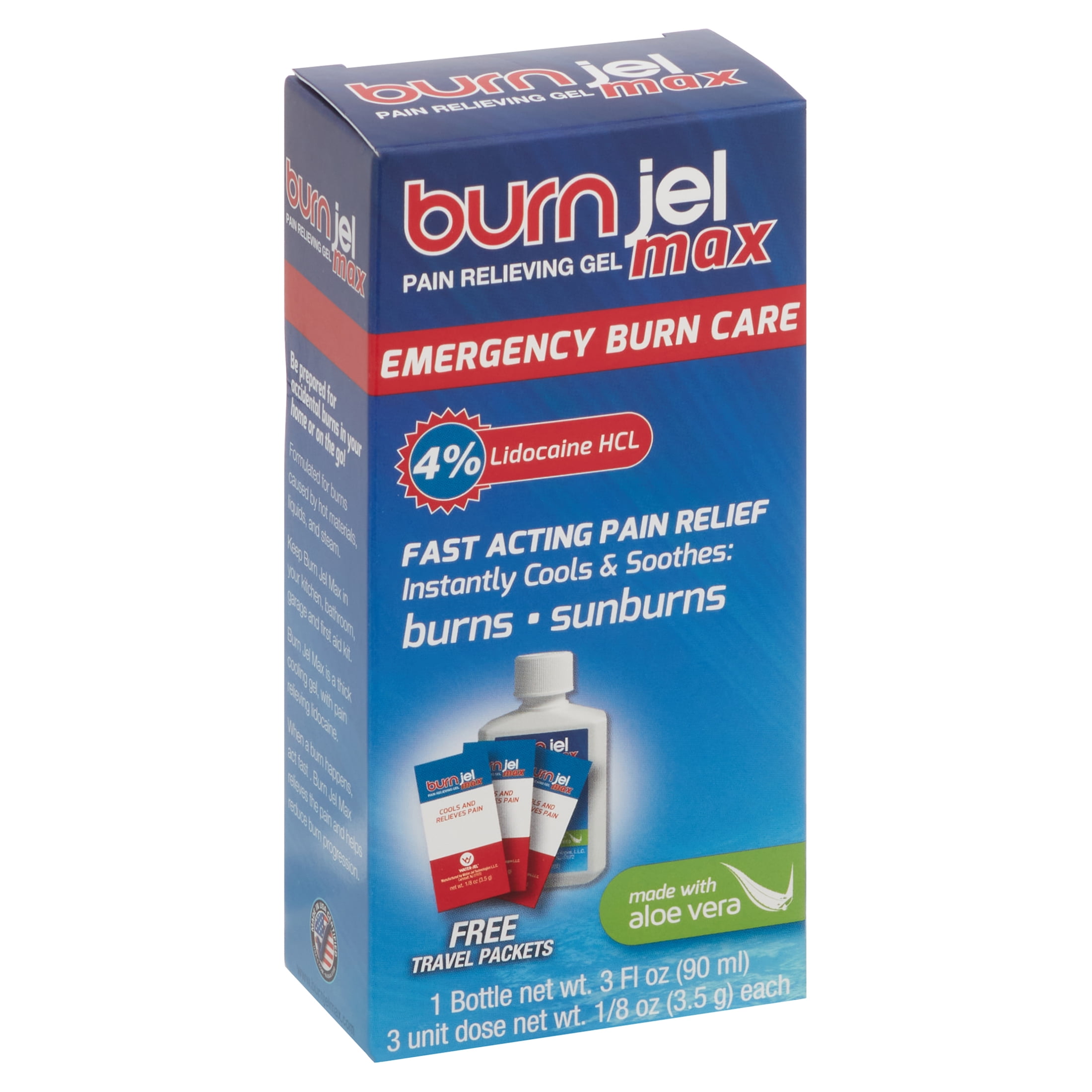 Burn Jel Max, Emergency Burn Care for Home